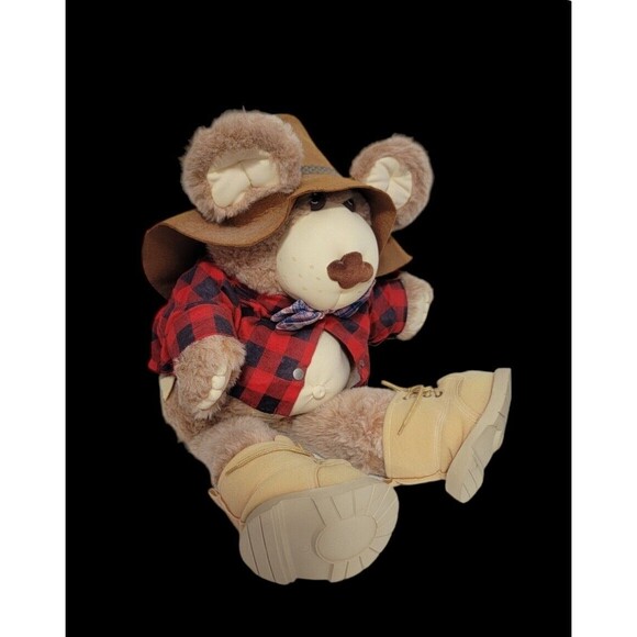 Furskins Farrell Furskin Teddy Bear Plush Xavier Roberts  22" Coleco 1983-4 - Picture 2 of 6